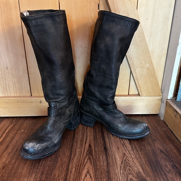 Frye Boots Vera slouch grey size 10 - Picture 5 of 5